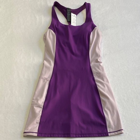 Sweaty Betty Power Workout Colorblock Performance Dress, Purple, Small NWT - Picture 6 of 13